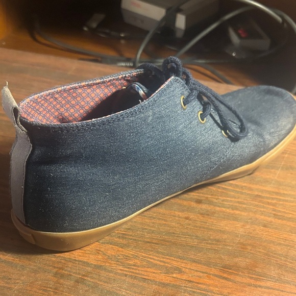 Ben Sherman Denim Blue Chukka Boots - Picture 9 of 12